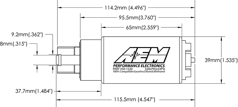 Fuel Pump Drawing 50-1215